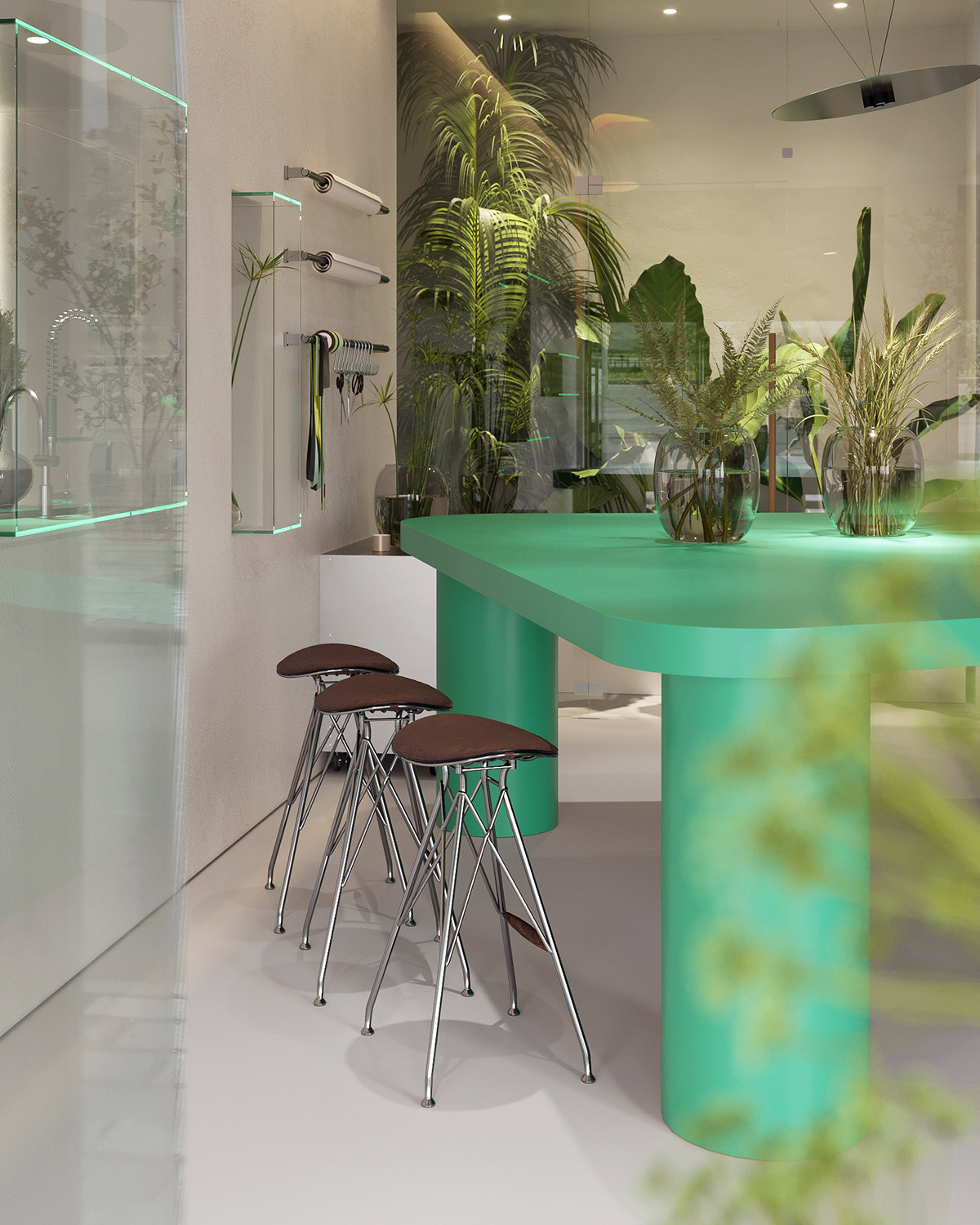 Plant and Flower Shop Interior Plant and Flower Shop Interior